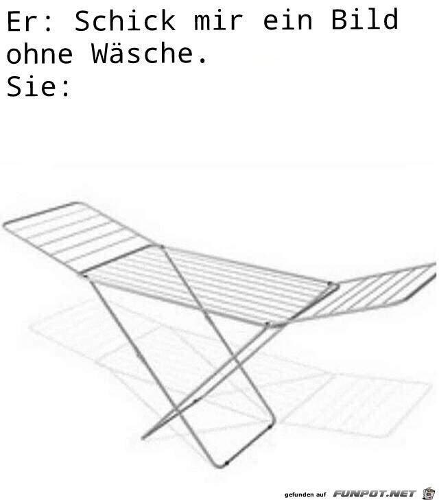 Bild ohne Wäsche Bild ohne Wäsche