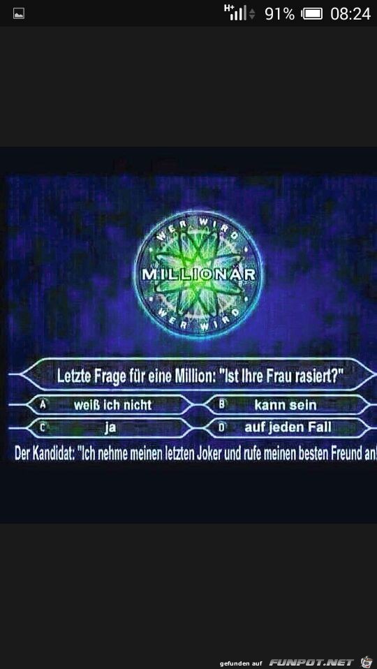Millionenfrage Millionenfrage