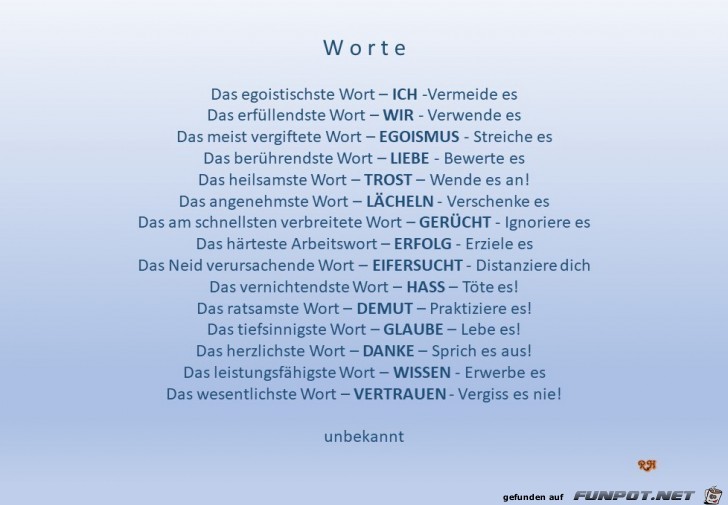 Worte Worte