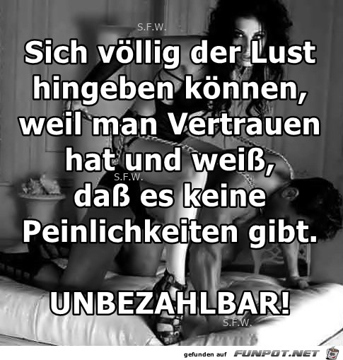 Sich voellig der Lust Sich voellig der Lust