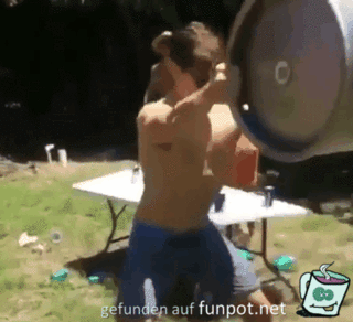 Bierfass werfen Bierfass werfen