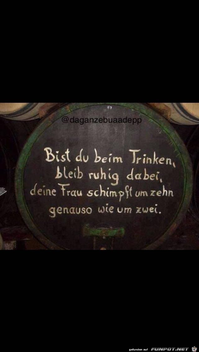 beim trinken beim trinken
