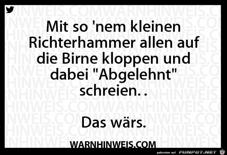 Abgelehnt Abgelehnt