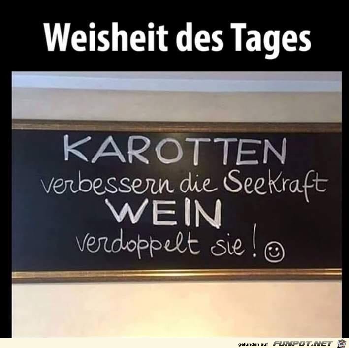 Karotten u. Wein