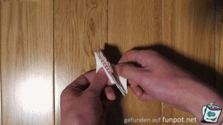 Genau gefaltet Genau gefaltet
