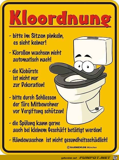 Kloordnung Kloordnung