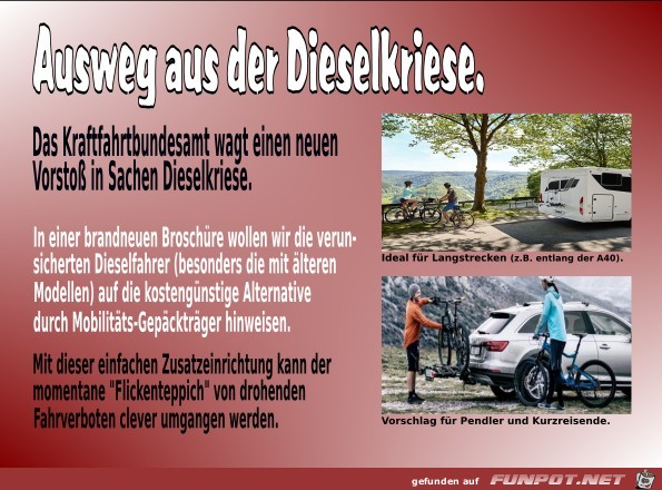 Ausweg aus der Dieselkriese Ausweg aus der Dieselkriese