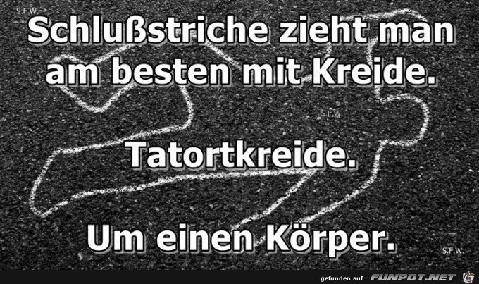 Tatortkreide Tatortkreide