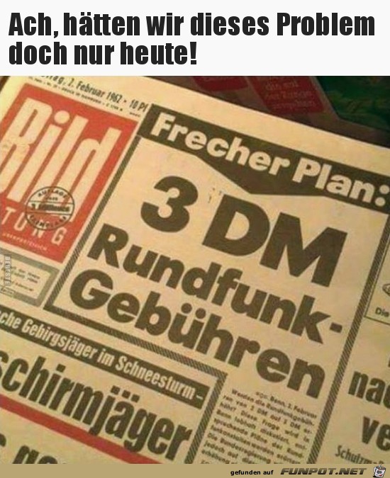 Das waren noch Zeiten