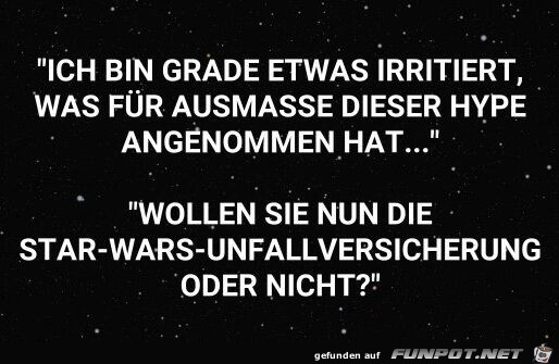 Star-Wars-Unfallversicherung Star-Wars-Unfallversicherung