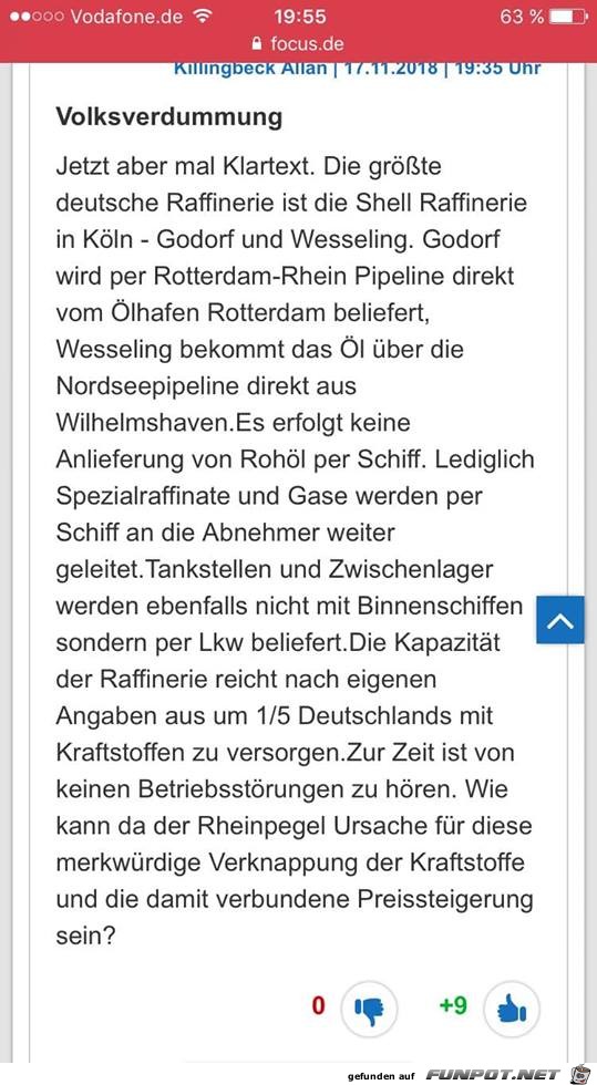 Volksverdummung - Benzinknappheit Volksverdummung - Benzinknappheit