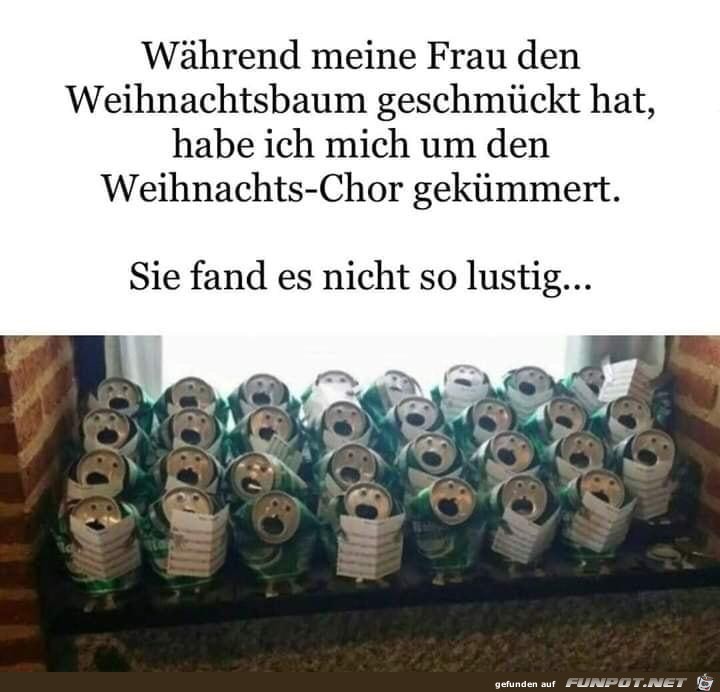 Weihnachtsvorbereitung