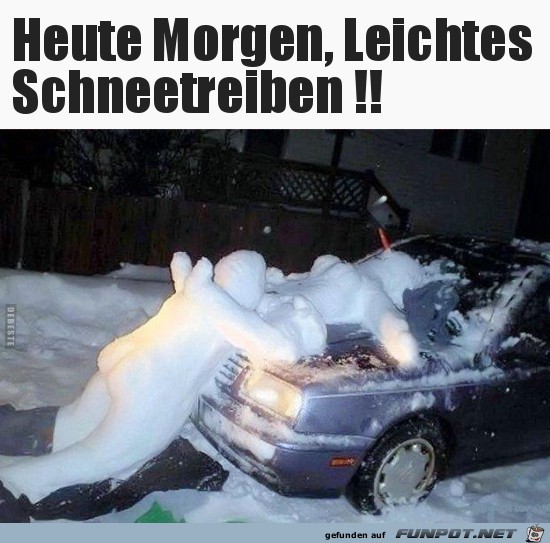 Schneetreiben