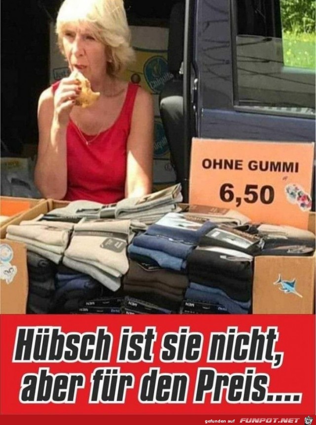 Gnstig ist sie schon