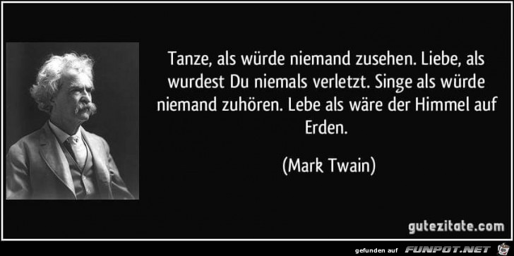 tanze als wuerde niemand