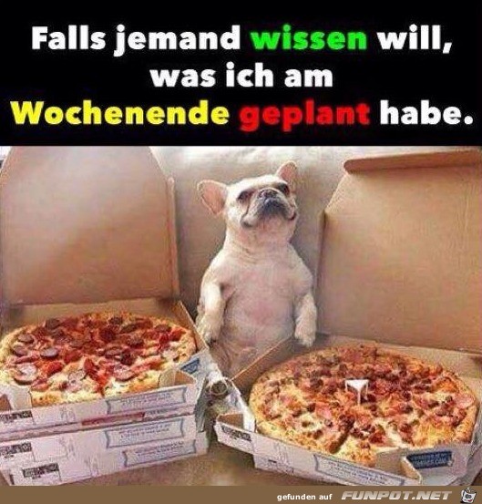 Mein Wochenende