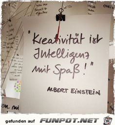 Kreativitaet ist Kreativitaet ist