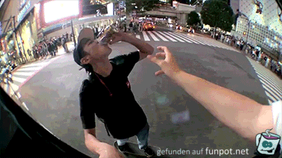 Trinken während der Fahrt Trinken während der Fahrt