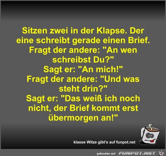 Sitzen zwei in der Klapse Sitzen zwei in der Klapse