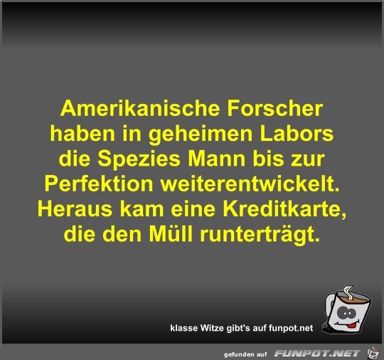 Amerikanische Forscher haben in geheimen Labors die Spezies Amerikanische Forscher haben in geheimen Labors die Spezies