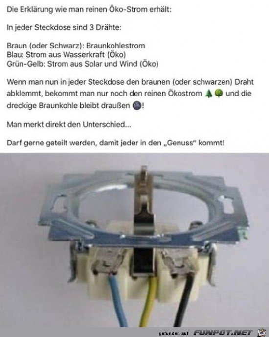 wie man reinen Öko-Strom erhält...... wie man reinen Öko-Strom erhält......