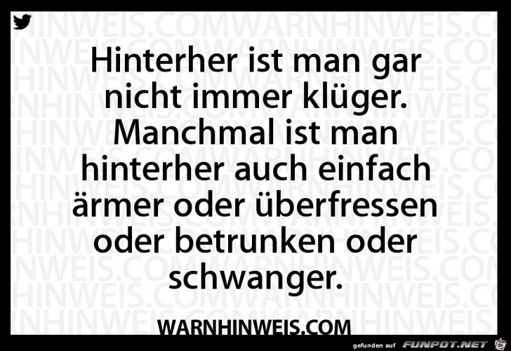 Hinterher