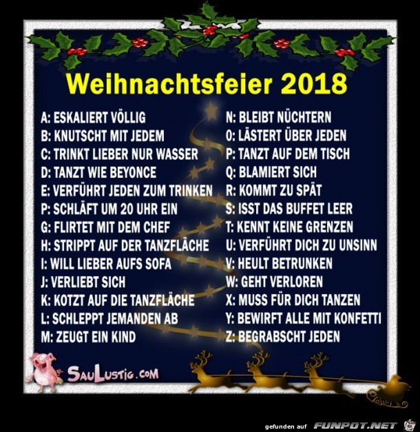 Weihnachtsfeier