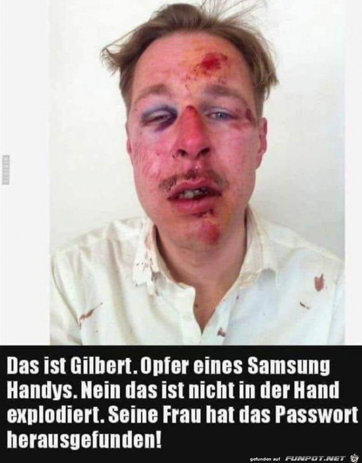 Unfall mit Samsung Handy