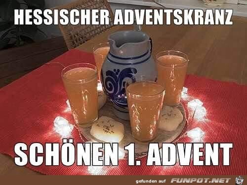 Hessischer Adventskranz