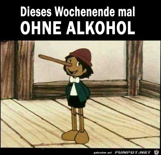 Mal ohne Alkohol