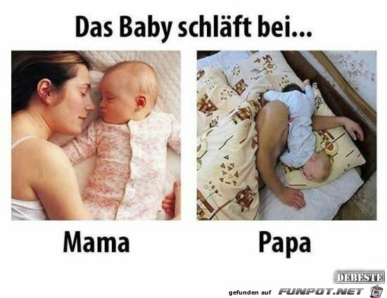 wie Baby's schlafen