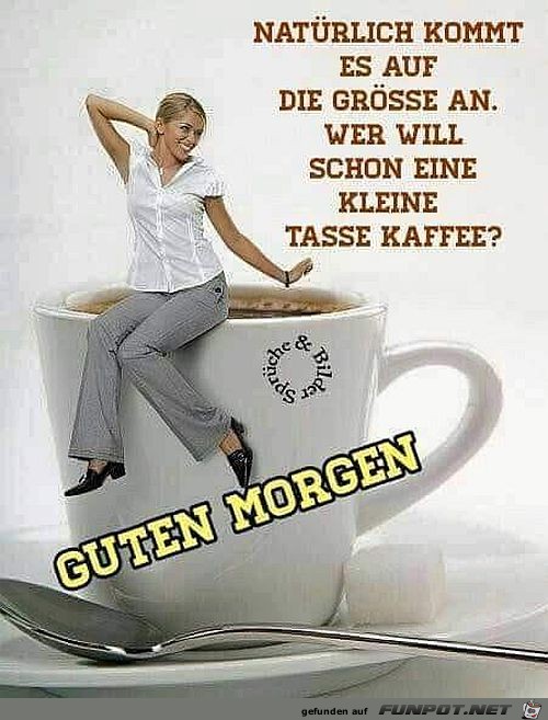 Es kommt doch auf die Größe an Es kommt doch auf die Größe an