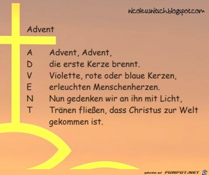 1. Advent Spruch