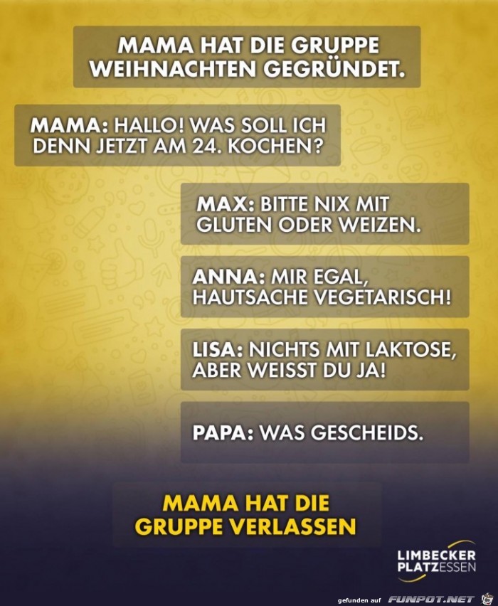Mama hat Gruppe gegründet Mama hat Gruppe gegründet