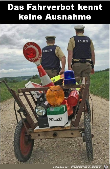 Fahrverbot Fahrverbot