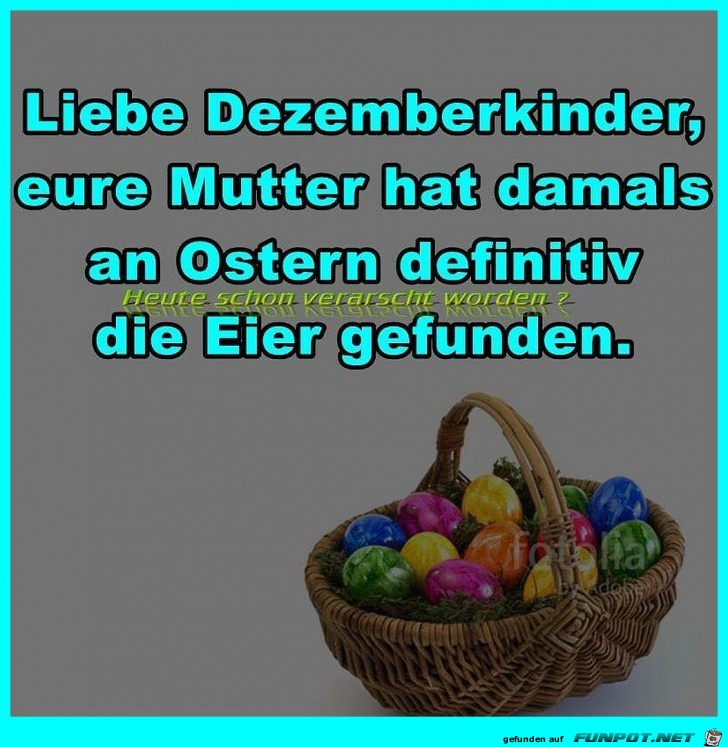 Liebe Dezemberkinder