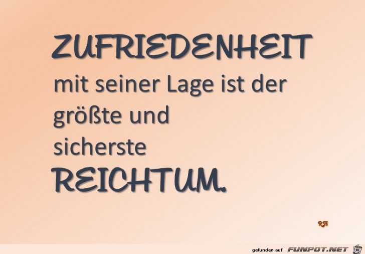 zufriedenheit mit seiner lage zufriedenheit mit seiner lage