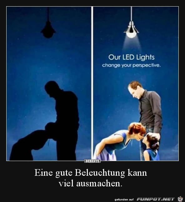 Eine gute Beleuchtung