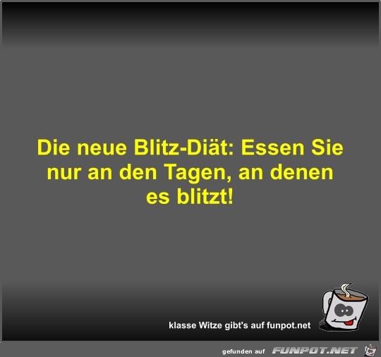 Die neue Blitz-Diät Die neue Blitz-Diät
