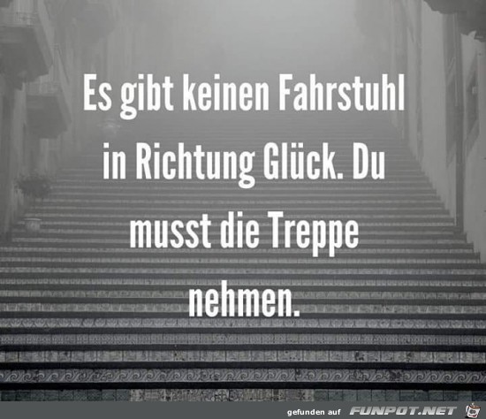 es gibt keinen Fahrstuhl........ es gibt keinen Fahrstuhl........