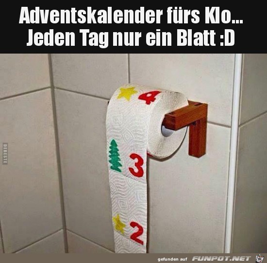 Adventskalender frs Klo......