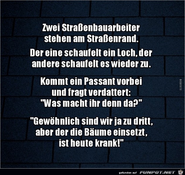 zwei Strssenbauarbeiter stehen am Strassenrand...... zwei Strssenbauarbeiter stehen am Strassenrand......