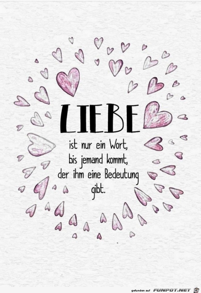 liebe ist nur ein Wort