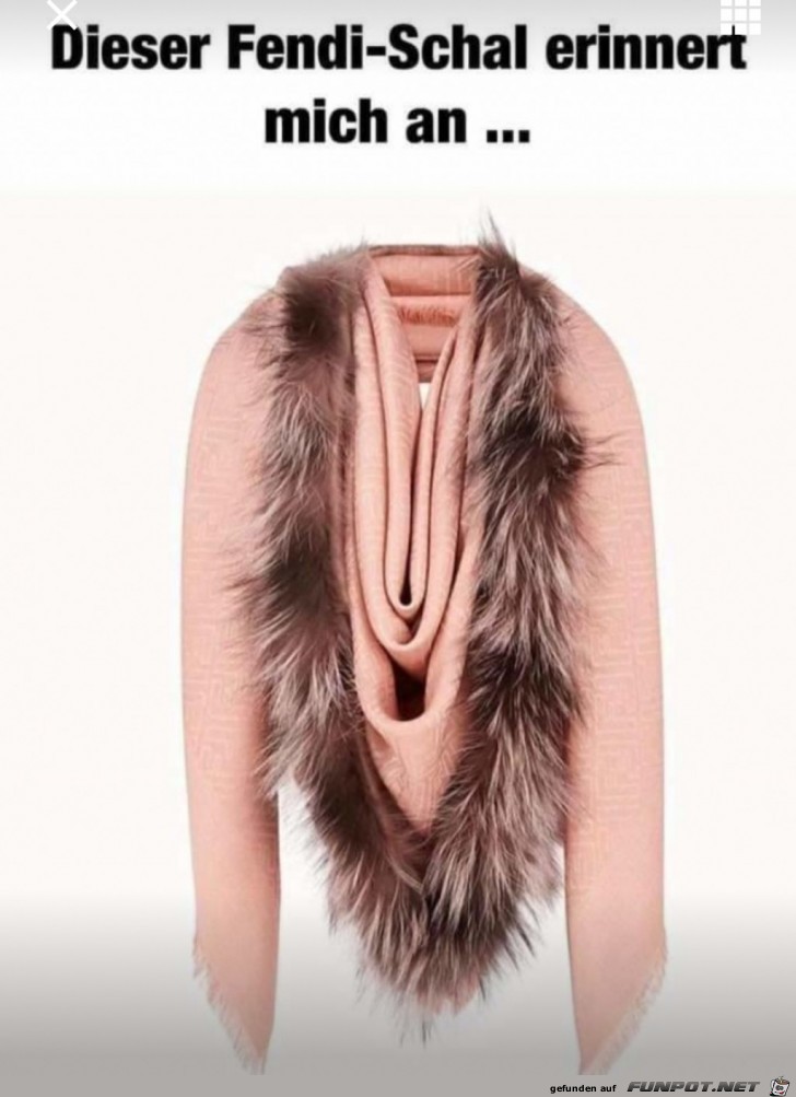 dieser Fendi-Schal........ dieser Fendi-Schal........