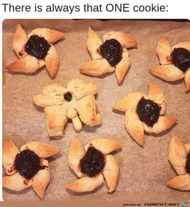 Immer dieses eine Plätzchen Immer dieses eine Plätzchen