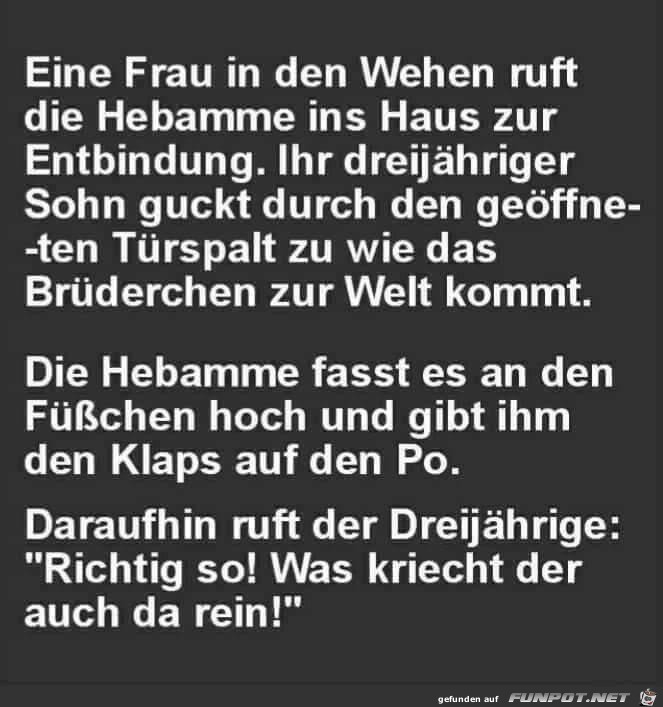 eine frau in den wehen