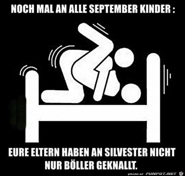 nochmals an alle September Kinder