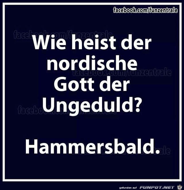 wie hei sst der nordische Gott