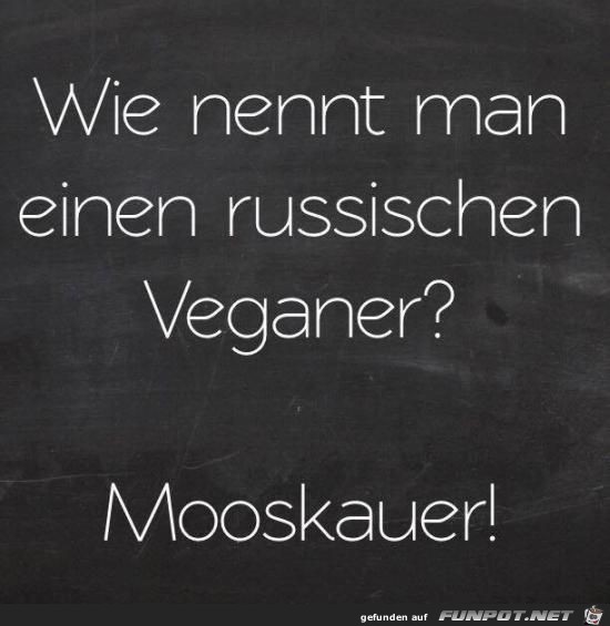 wie nennt man einen russischen veganer