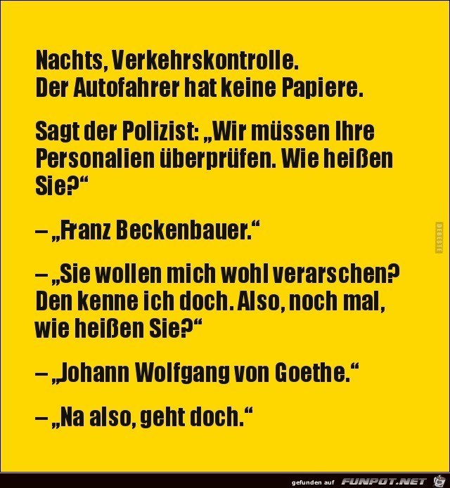 Nachts, Verkehrskontrolle,..... Nachts, Verkehrskontrolle,.....